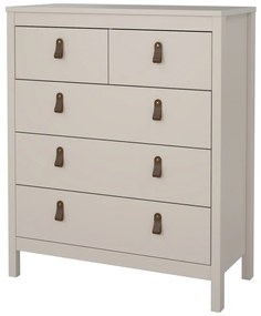 Comodă grej 82x99x38 cm Madrid – Tvilum