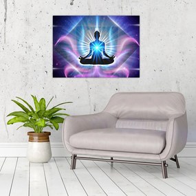 Tablou pe sticlă - Meditație (70x50 cm)
