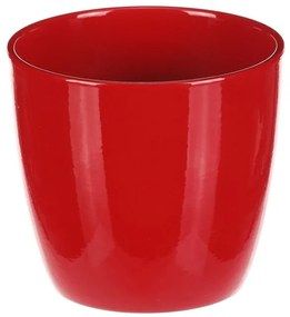 Vase de flori din ceramică Teracotă, diametru 12cm, roșu
