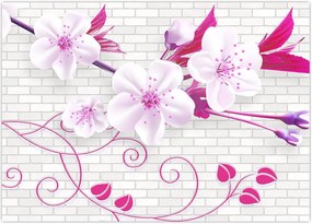 Tablou cu creangă înflorită (70x50 cm)