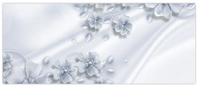 Tablou - Design flori (120x50 cm)