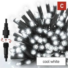 Ghirlandă LED pentru exterior 50xLED/3x0,4m IP44 alb rece