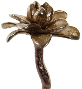 Sfesnic Flower din aluminiu auriu 32 cm