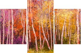 Tablou - Pădurea colorată (90x60 cm)