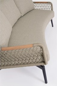 Canapea de grădină maro deschis din lemn de acacia Eulero – Bizzotto