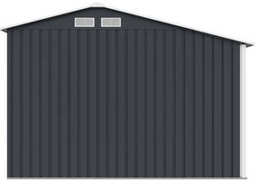 Furnigo Casuță de grădină 278x127x195 cm - gri închis