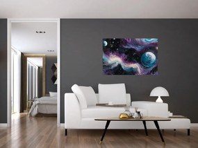 Tablou - Univers pictat (90x60 cm)
