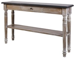 Consola natur din lemn de pin, cu aspect vintage, Marseille