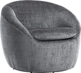 Fotoliu pivotant modern ALPINE tesatura structurata gri