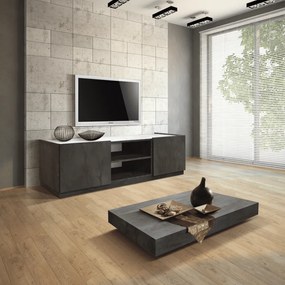 Masa Transformabila, extensibila, cu sistem de ridicare-coborare - OTEL OXIDAT - 120 cm / 80 cm - Transformabila