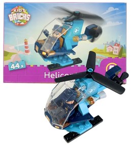 Set de constructie Kid's Brick ELICOPTER, 44 buc