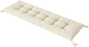 Outsunny Pernă pentru paleți detașabilă, pernă de șezut cu curele de prindere, pentru majoritatea șezlongurilor 198x65x13cm Bej | Aosom Romania