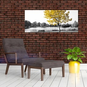 Tablou - relaxare în parc (120x50 cm)