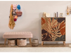 Mobilier pentru hol Maluxe Palm 0900 (Stejar sonoma + Piatră). 1089075