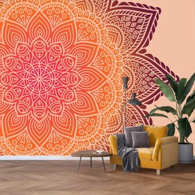Fototapet - Mandala, culori deschise (147x102 cm)