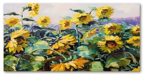 Tablou sticlă acrilică Floarea soarelui
