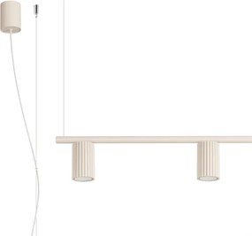 Sollux SL.2713 - Suspensie pe cablu KARBON 4xGU10/10W/230V crem