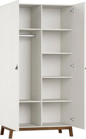 Șifonier de copii bej 99x196x58 cm Sezane – Vipack