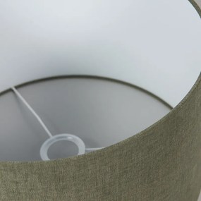 Abajur din material textil verde închis 35/35/20