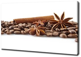 Pictură pe pânză Boabe de cafea scorțișoară