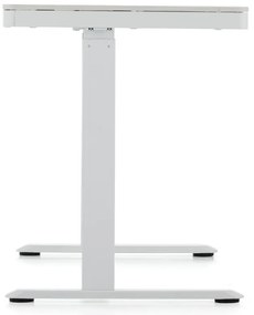 Birou OfficeTech 2 reglabil pe inaltime, 120 x 60 cm, alb
