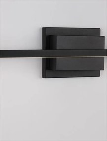 Aplica LED pentru oglinda / tablou AZURE negru L-90,5cm