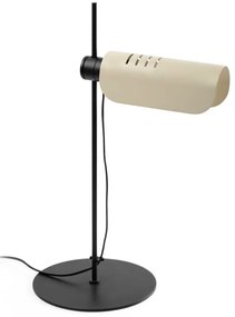 Veioza metal stil retro cu abajur ajustabil MARTINICA negru, bej