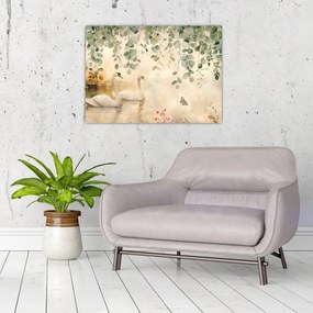 Tablou - Lac, acvariu (70x50 cm)