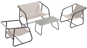 Outsunny Set de Mobilier de Gradina, Set de Conversatie Sofa | Aosom Romania