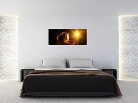 Tablou cu lumânare (120x50 cm)