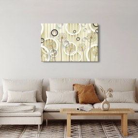Tablou abstract a păpădiei (90x60 cm)