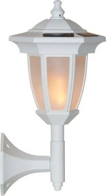 Corp de iluminat solar de exterior cu LED Star Trading Flame, alb