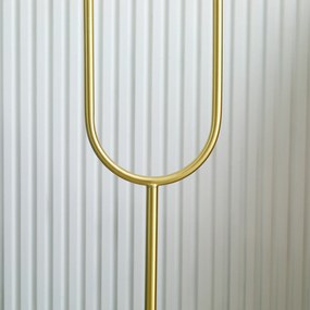 HOMCOM Lampadar metal Lampadar de podea salon auriu cu 2 capete abajur globe alb sticlă mată, 25W, 33 x 25 x 155,5 cm | Aosom Romania