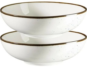 Mäser Set de 2 boluri Pintar Alb albastru puncte22 cm