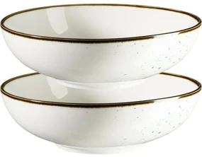 Mäser Set de 2 boluri Pintar Alb albastru puncte22 cm