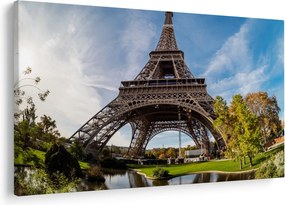 Tablou - Turnul Eiffel colorat (90x60 cm)