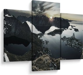 Tablou - Munții norvegieni (90x60 cm)