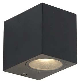 Lampa de perete moderna neagra IP44 - Baleno