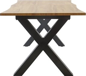 Masa extensibila design industrial Wild 160-200x90cm