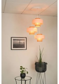 Brilagi - Candelabru pe cablu DALLAS 3xE27/15W/230V maro/crem/alb