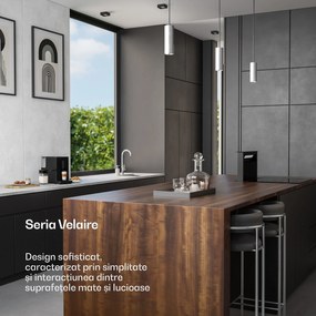 Klarstein Cafetieră automată Velaire cu recipient pentru lapte, 1350 W, 20 bari