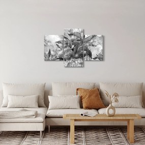Tablou - Graffiti cu flamingo (90x60 cm)
