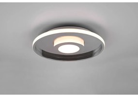 Plafonieră argintiu-lucios LED din metal ø 40 cm Ascari – Trio