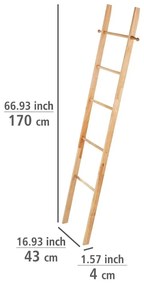 Scară din lemn de nuc pentru prosoape Wenko Norway