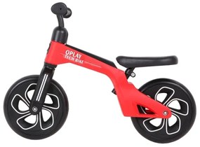 QPlay Tech - Bicicletă de echilibru roșie