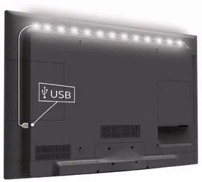 Bandă LED RGB în spatele televizorului - 3 m