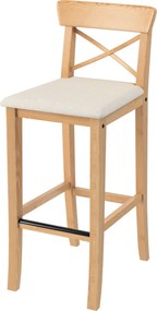 Husă pentru scaun de bar Ingolf cu scaun tapițat