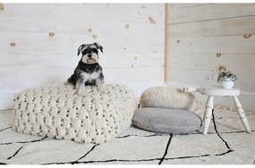 Covor crem lavabil/țesut manual din bumbac 140x200 cm Bereber Beige – Lorena Canals