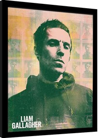 Afiș înrămat Liam Gallagher - Polaroids