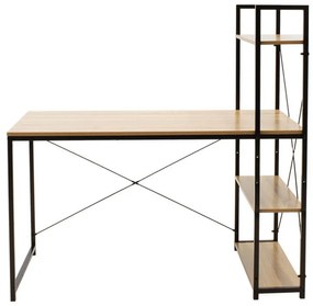 Birou Ramon Oak - Negru 122x64x120 cm